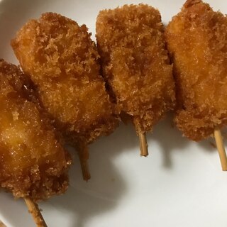 玉ねぎと豚ロースの串カツ♪